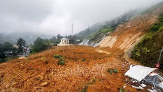 Cần khẩn trương khắc phục điểm sạt lở tại Trạm thu phí BOT Lào Cai - Sa Pa