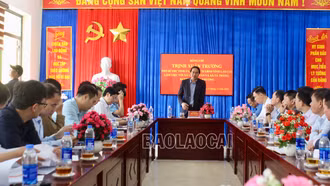 Chủ tịch UBND tỉnh Trịnh Xuân Trường làm việc tại xã La Pan Tẩn và xã Tả Thàng (Mường Khương)
