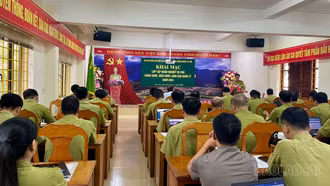 Khai mạc Lớp tập huấn nghiệp vụ cho lãnh đạo, quản lý thuộc Chi cục Kiểm lâm tỉnh