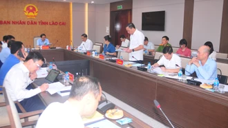 Ban Thường vụ Tỉnh ủy Lào Cai duyệt văn kiện Đại hội Đảng bộ phường Yên Bái và phường Cam Đường
