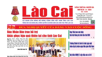 Báo Lào Cai Thường kỳ số 4208 ra ngày 20/22/2024