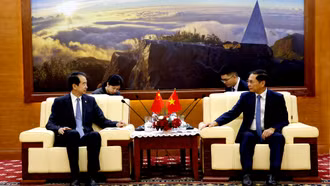 Phó Thủ tướng Bùi Thanh Sơn tiếp Đoàn công tác Đại sứ quán Trung Quốc tại Việt Nam