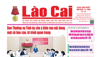 Báo Lào Cai Thường kỳ số 90 ra ngày 26/11/2025