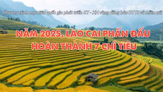 Năm 2025, Lào Cai phấn đấu hoàn thành 7 chỉ tiêu