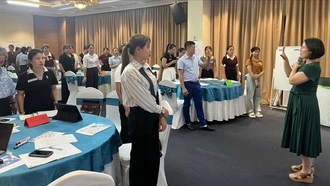 Hội LHPN tỉnh tập huấn kỹ năng tư vấn, hỗ trợ tâm lý học đường cho giáo viên 22 trường học