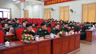 Đảng ủy Quân sự tỉnh tham gia ý kiến vào dự thảo về tổ chức quân sự địa phương