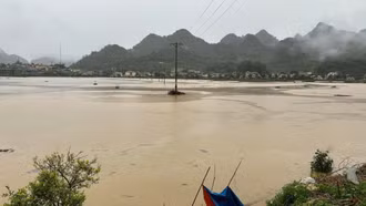 Mưa lũ gây nhiều thiệt hại tại thị trấn Mường Khương