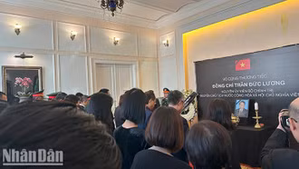 Lễ viếng nguyên Chủ tịch nước Trần Đức Lương tại Liên bang Nga