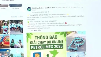 Giải chạy 0 đồng, thưởng 100 triệu – Chiêu trò lừa đảo đang lan rộng