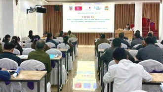 Gần 60 học viên được tập huấn về kỹ năng phòng, tránh bạo lực gia đình