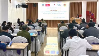 Gần 60 học viên được tập huấn về kỹ năng phòng, tránh bạo lực gia đình