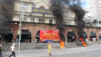 Phường Lào Cai: Tăng cường kỹ năng phòng cháy, chữa cháy cho tiểu thương chợ Cốc Lếu