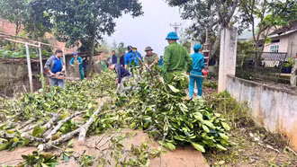 Xã Châu Quế phát động phong trào mở rộng đường giao thông nông thôn