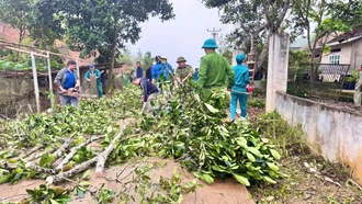 Xã Châu Quế phát động phong trào mở rộng đường giao thông nông thôn