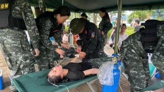 “Vượt nắng, thắng mưa”, đảm bảo an toàn cho chiến sĩ tham gia Đại lễ 2/9