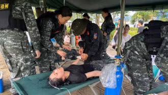 “Vượt nắng, thắng mưa”, đảm bảo an toàn cho chiến sĩ tham gia Đại lễ 2/9