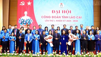 Đại hội Công đoàn tỉnh Lào Cai lần thứ I, nhiệm kỳ 2025 - 2030 thành công tốt đẹp