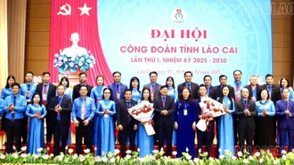 Đại hội Công đoàn tỉnh Lào Cai lần thứ I, nhiệm kỳ 2025 - 2030 thành công tốt đẹp