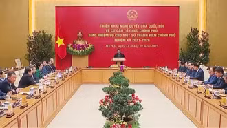 Bộ máy Chính phủ sau sắp xếp bắt đầu hoạt động