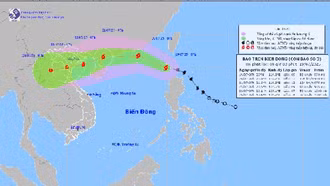 Thông báo chỉ đạo của Ban Bí thư về việc ứng phó với cơn bão số 3 (Wipha)