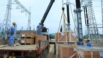 Trạm biến áp 500kV Lào Cai: Hoàn thành lắp đặt 85% thiết bị