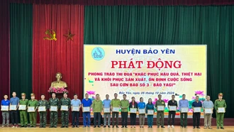 Bảo Yên phát động phong trào thi đua khắc phục hậu quả cơn bão số 3 với tinh thần 7 dám