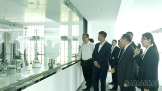 Đoàn đại biểu tỉnh Lào Cai khảo sát một số dự án và các công ty lớn tại Vân Nam