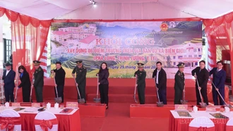 Khởi công xây dựng 6 điểm trường các xã biên giới