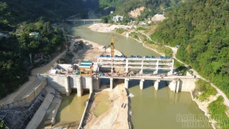 Đảm bảo an toàn lao động trên công trường thủy điện Si Ma Cai