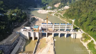 Đảm bảo an toàn lao động trên công trường thủy điện Si Ma Cai