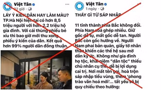 Vạch trần thủ đoạn tung hỏa mù, đả kích việc triển khai chính quyền địa phương hai cấp