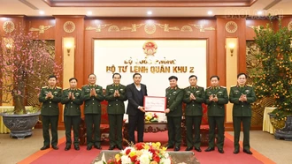Lãnh đạo tỉnh Lào Cai thăm, chúc Tết Bộ Tư lệnh Quân khu 2