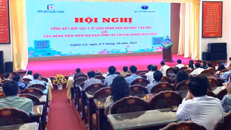 Tổng kết hợp tác y tế giữa Bệnh viện Đại học Y Hà Nội và ngành Y tế Lào Cai, giai đoạn 2023 - 2025