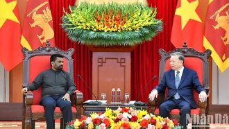 Tổng Bí thư Tô Lâm tiếp Tổng thống Sri Lanka Anura Kumara Dissanayaka
