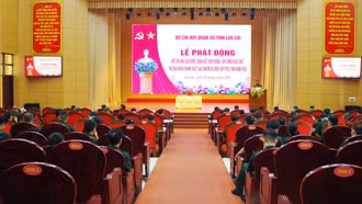 Bộ CHQS tỉnh phát động thi đua thực hiện nhiệm vụ diễn tập phòng thủ dân sự tỉnh năm 2026