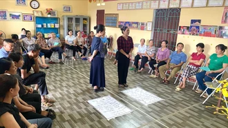 Hội Phụ nữ xã Thác Bà tập huấn giới và năng lực tự chủ kinh tế phụ nữ