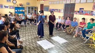 Hội Phụ nữ xã Thác Bà tập huấn giới và năng lực tự chủ kinh tế phụ nữ