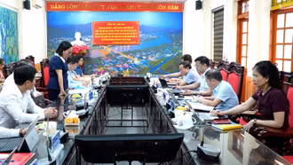 Đoàn giám sát số 02 của Tỉnh ủy làm việc tại xã Bảo Thắng