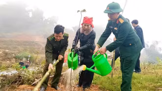 Xã Bản Xèo phát động Tết trồng cây “Đời đời nhớ ơn Bác Hồ”