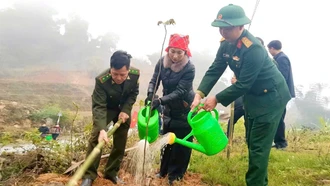 Xã Bản Xèo phát động Tết trồng cây “Đời đời nhớ ơn Bác Hồ”