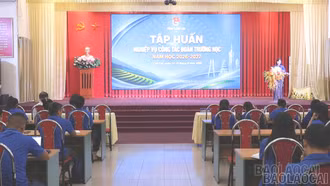 Tập huấn nâng cao nghiệp vụ công tác Đoàn trường học cho gần 250 học viên