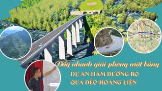 Đẩy nhanh giải phóng mặt bằng Dự án hầm đường bộ qua đèo Hoàng Liên