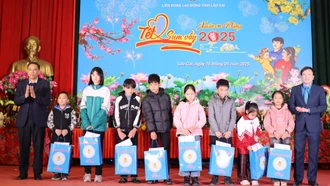 Nhiều hoạt động chăm lo tết cho đoàn viên, lao động