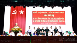 Tỉnh Lào Cai ký Quy chế phối hợp với Đảng ủy Bộ đội Biên phòng 