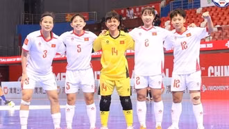 Đội tuyển futsal nữ Việt Nam hoàn thành mục tiêu đầu tiên