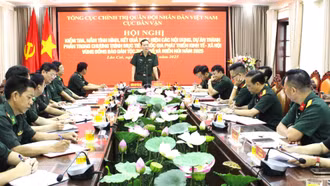 Cục Dân vận, Tổng cục Chính trị kiểm tra công tác dân vận tại tỉnh Lào Cai