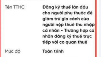 Hướng dẫn đăng ký mới, thay đổi thông tin người phụ thuộc trên Etax Mobile