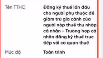 Hướng dẫn đăng ký mới, thay đổi thông tin người phụ thuộc trên Etax Mobile