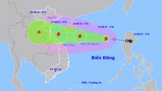 Bão số 5 Kajiki hình thành trên Biển Đông, cường độ có thể mạnh cấp 12