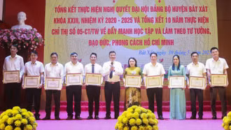 Bát Xát tổng kết thực hiện Nghị quyết Đại hội Đảng bộ huyện nhiệm kỳ 2020 - 2025